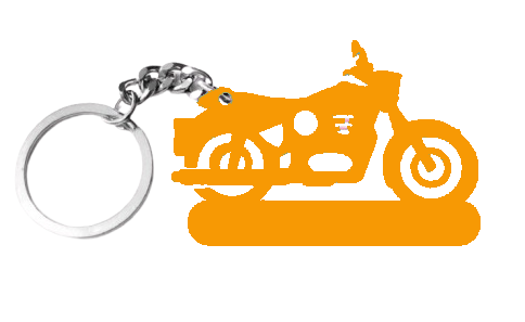 bikekeychain-orange Bike Keychains